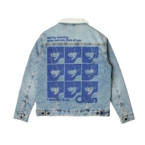 Taylor swift denim jacket 1989 Clean lyrics with Sherpa lining